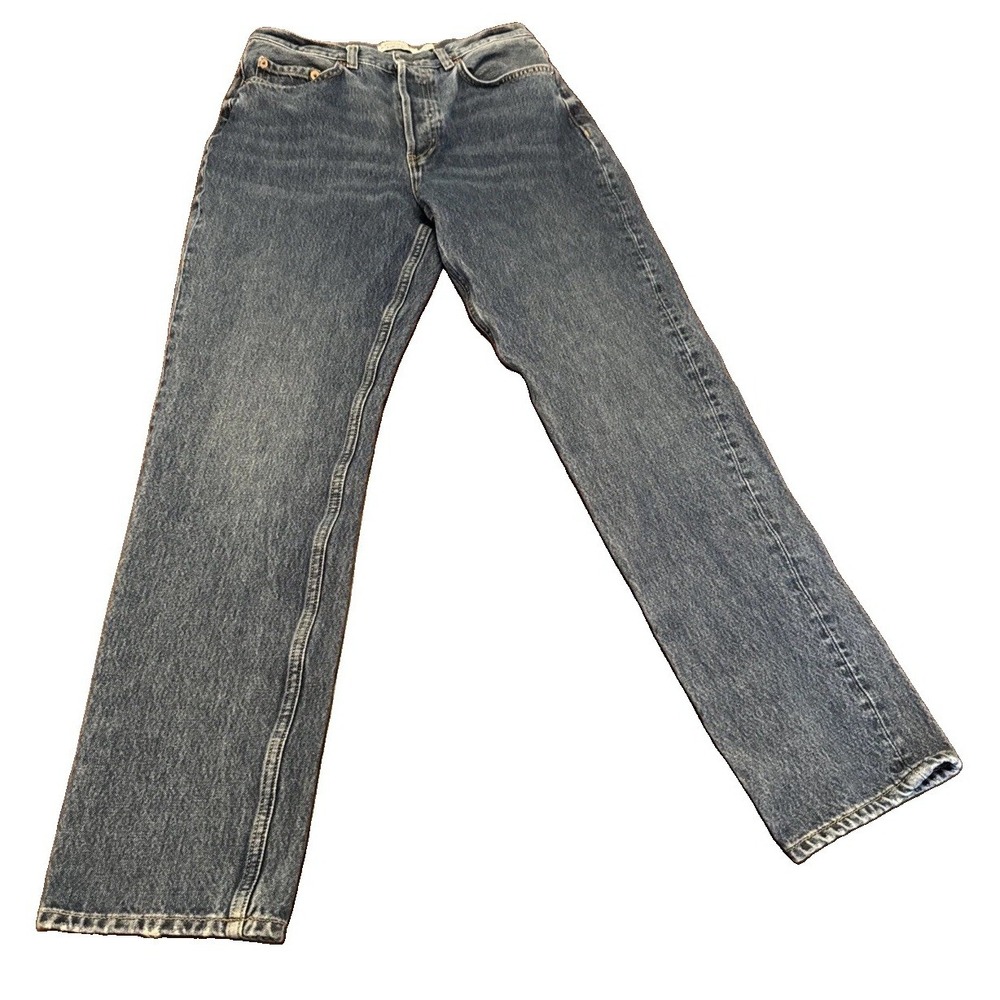 & Other Stories Stockholm Atelier Womens US 28 Blue Straight Leg Jeans Turkey